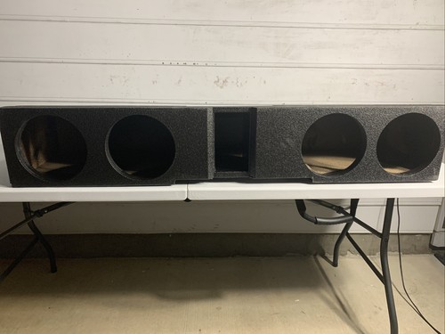 QPower QBGMCFF07408 8 Inch 4 Subwoofer Box for GMC and Chevy