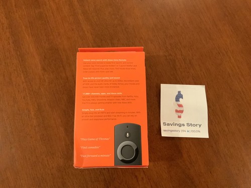 Amazon Fire TV (3rd Generation) 4K Streaming Media Player and Alexa Voice Remote