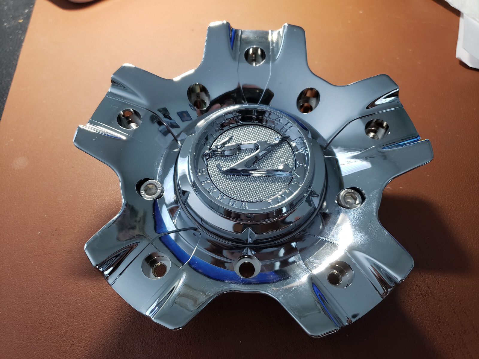 M♡ Zinik Wheel Center Hub Cap Chrome Z-27 CAP M-346 6