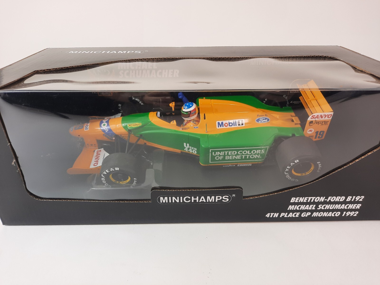 Minichamps Benetton B192 #19 Michael Schumacher Monaco GP