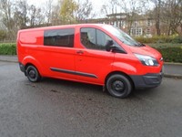 2017 Ford Transit Custom 2.2 TDCi 100ps Low Roof D/Cab Van PANEL VAN Diesel Manu