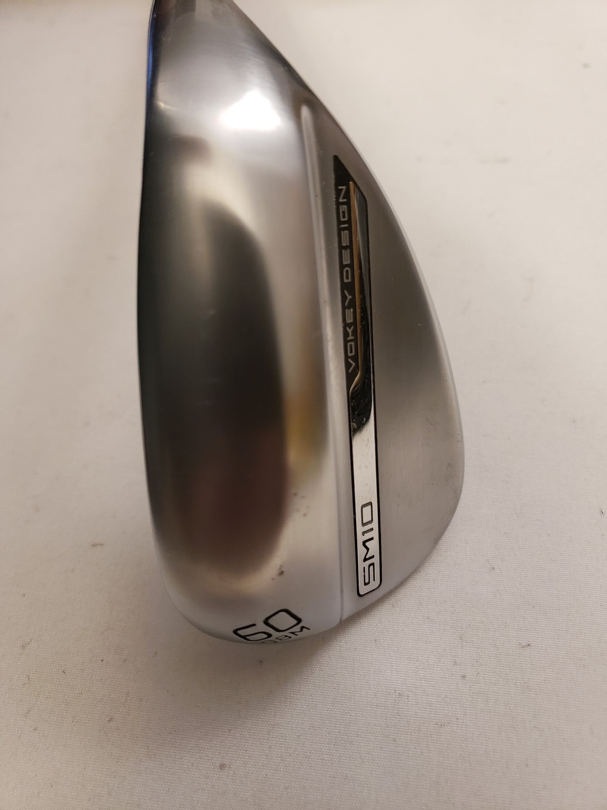 Used Titleist Vokey SM10 - Lob Wedge 60* - 08* B - M Grind - Tour Chrome - RH