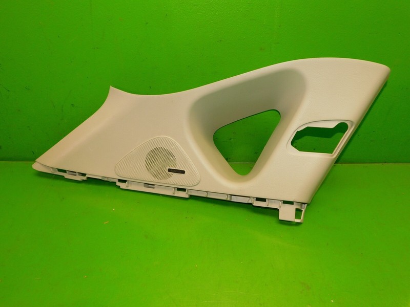 14-17 Infiniti QX50 OEM left rear back hatch upper trim panel speaker cover tan
