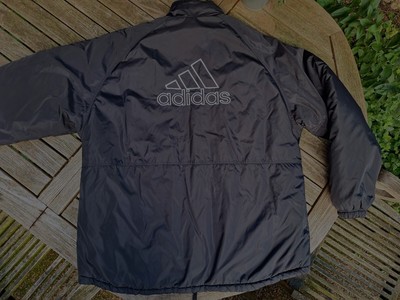 Vintage Adidas 80er Jahre Herren Jacke Wattiert Größe XL-XXL Jacket 80's Size XL