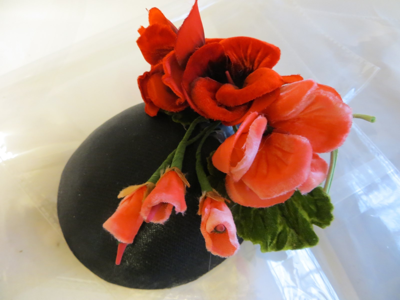 Hat Small Fascinator Hatinator Poppy Designed for an Updo ~ CLIP