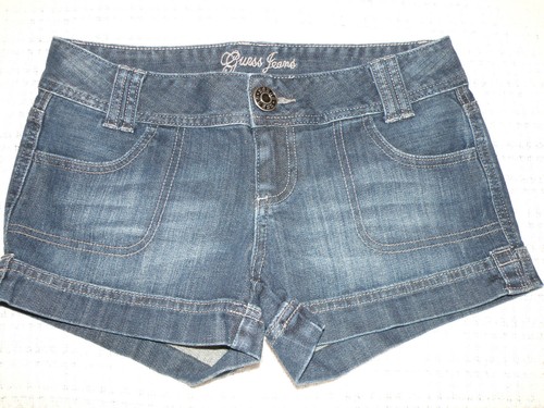 【関税&送料込】MARCIANO BY GUESS Shorts MARCIANO GUESS SHORTS Denim Back Leg Zipper Bermuda Walking