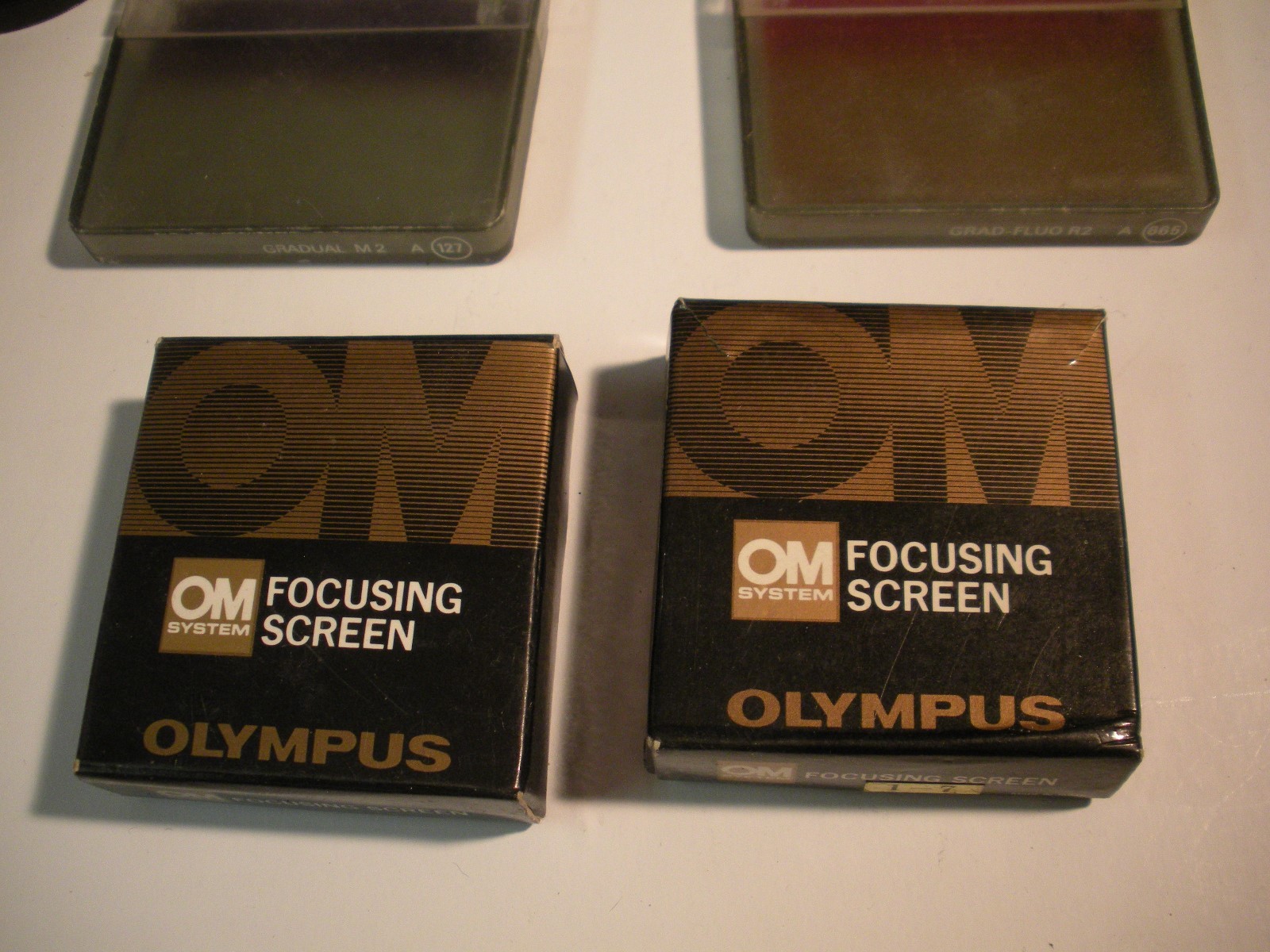 Olympus OM Focusing Screens and Cokin filters