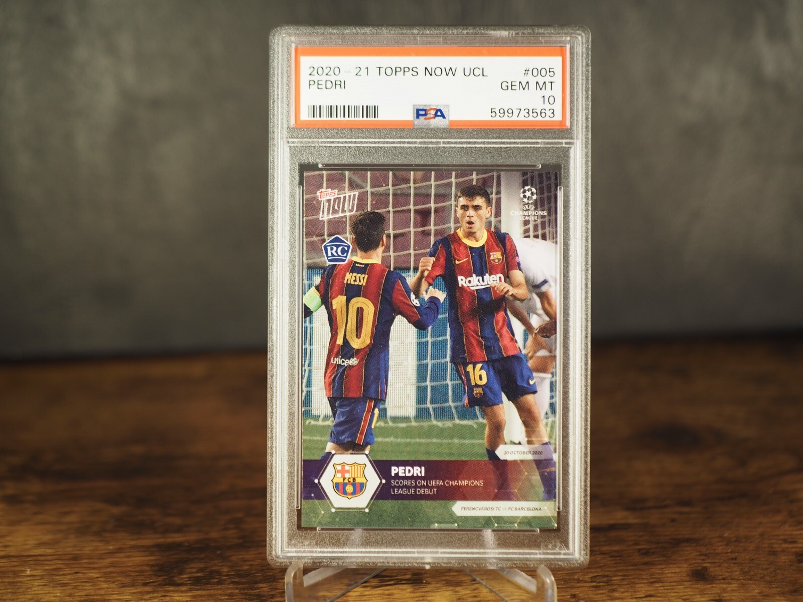 その他 pedri rc 2021 psa10 2020-21 Stadium Club Chrome UCL Refractor #26 Pedri RC