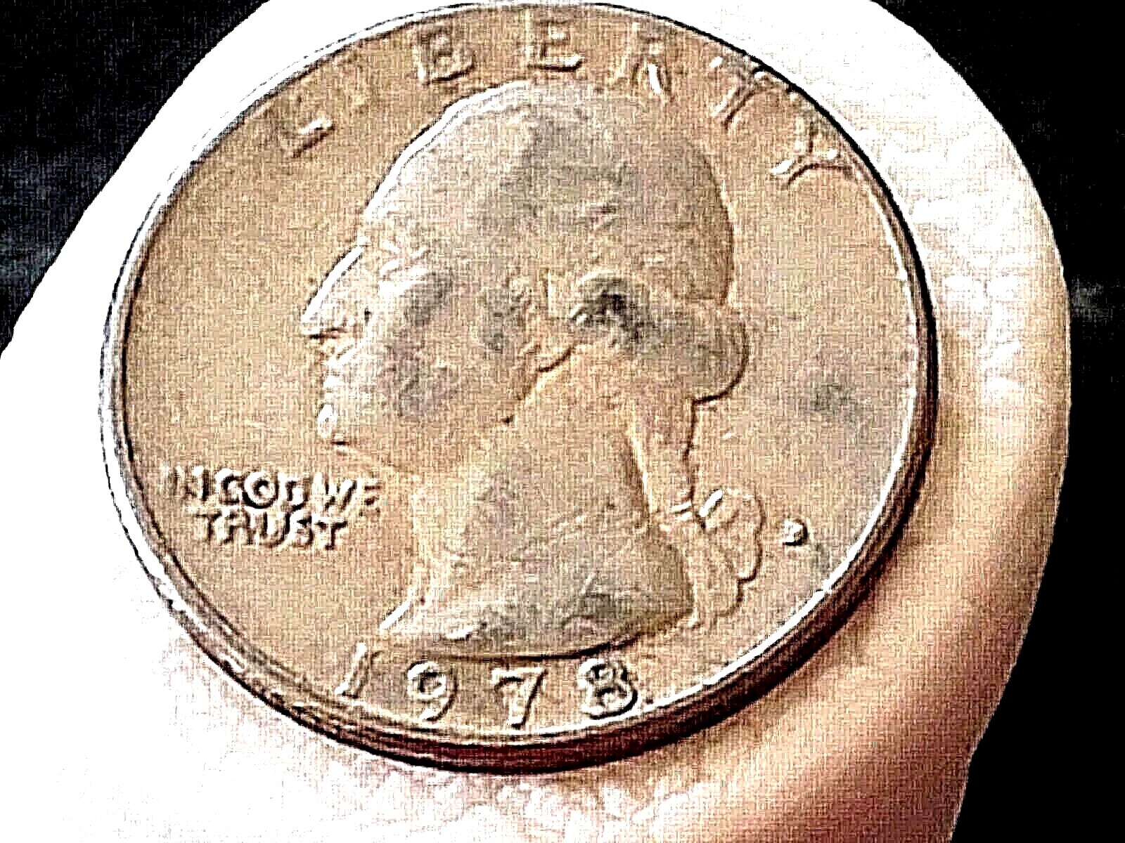 1978 D US Quarter Filled in Mint Mark Error | eBay