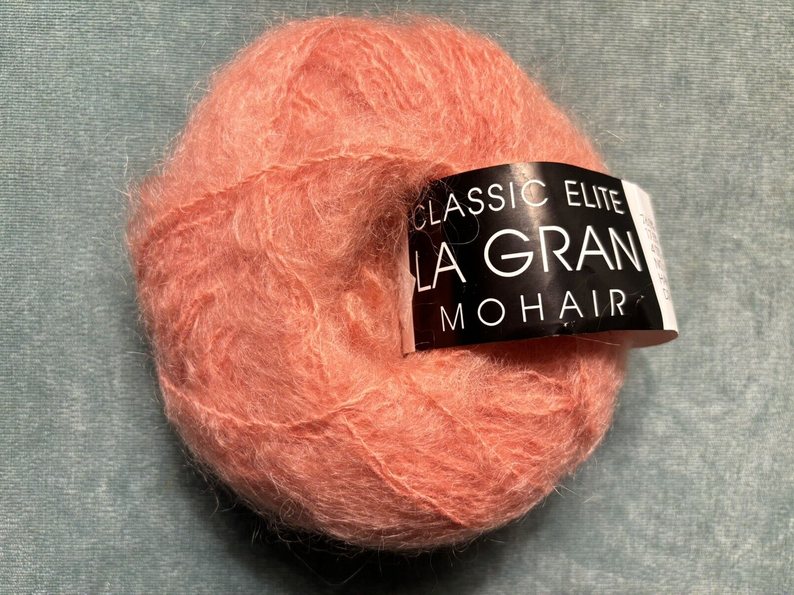 【kz】Lamrof Wave Mohair Stall Classic Mohair Yarn Elite La Gran Unit 1 Mohair/Wool Peach
