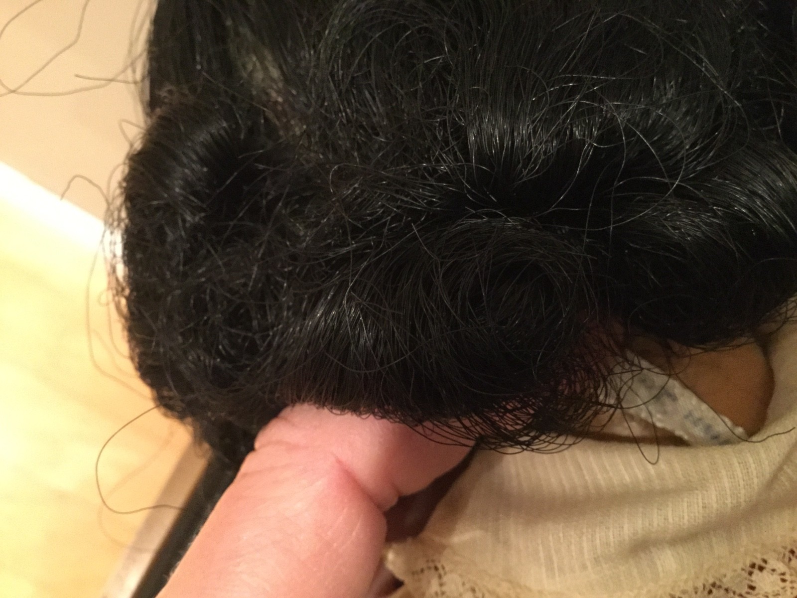 Doll Terri Lee  Painted Plastic Black  Wig Loopy Tag