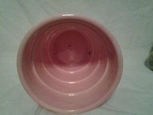 Mccoy Pottery 1950's Basketweave Pink 5