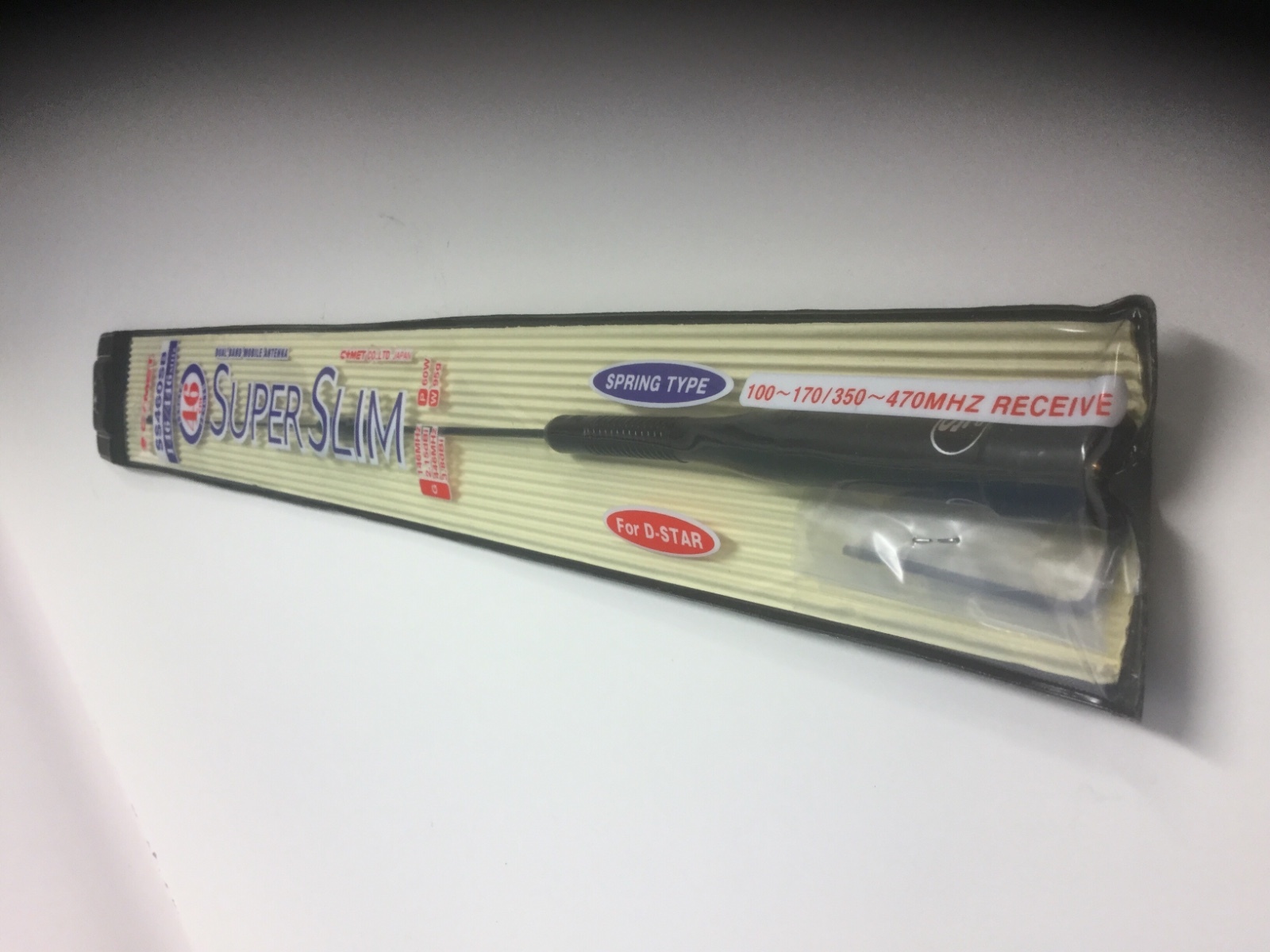 Comet SS-460SB dual band 144/444 MHZ Spring loaded mobile ham antenna off road