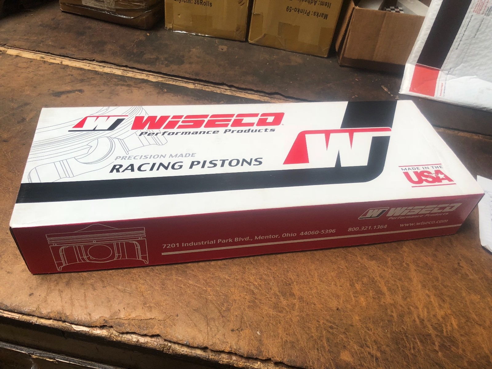 Wiseco Forged Flat Top Pistons 4.030 Chevy Small Block LS