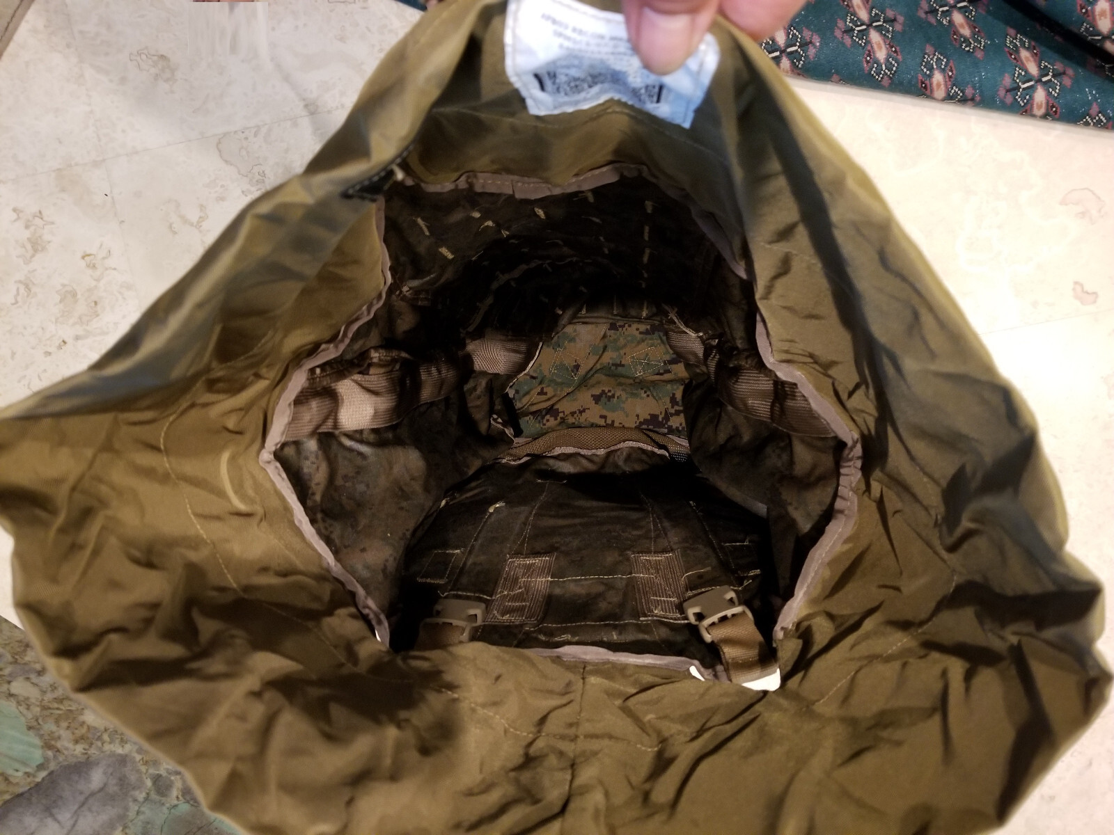 USMC GEN 2 ILBE MARPAT MAIN PACK with internal frame only. 