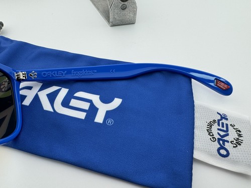 OAKLEY OAKLEY FROGSKINS 35TH ANNIVERSARY PRIMARY BLUE PRIZM RUBY SUNGLASSES OO9444-04