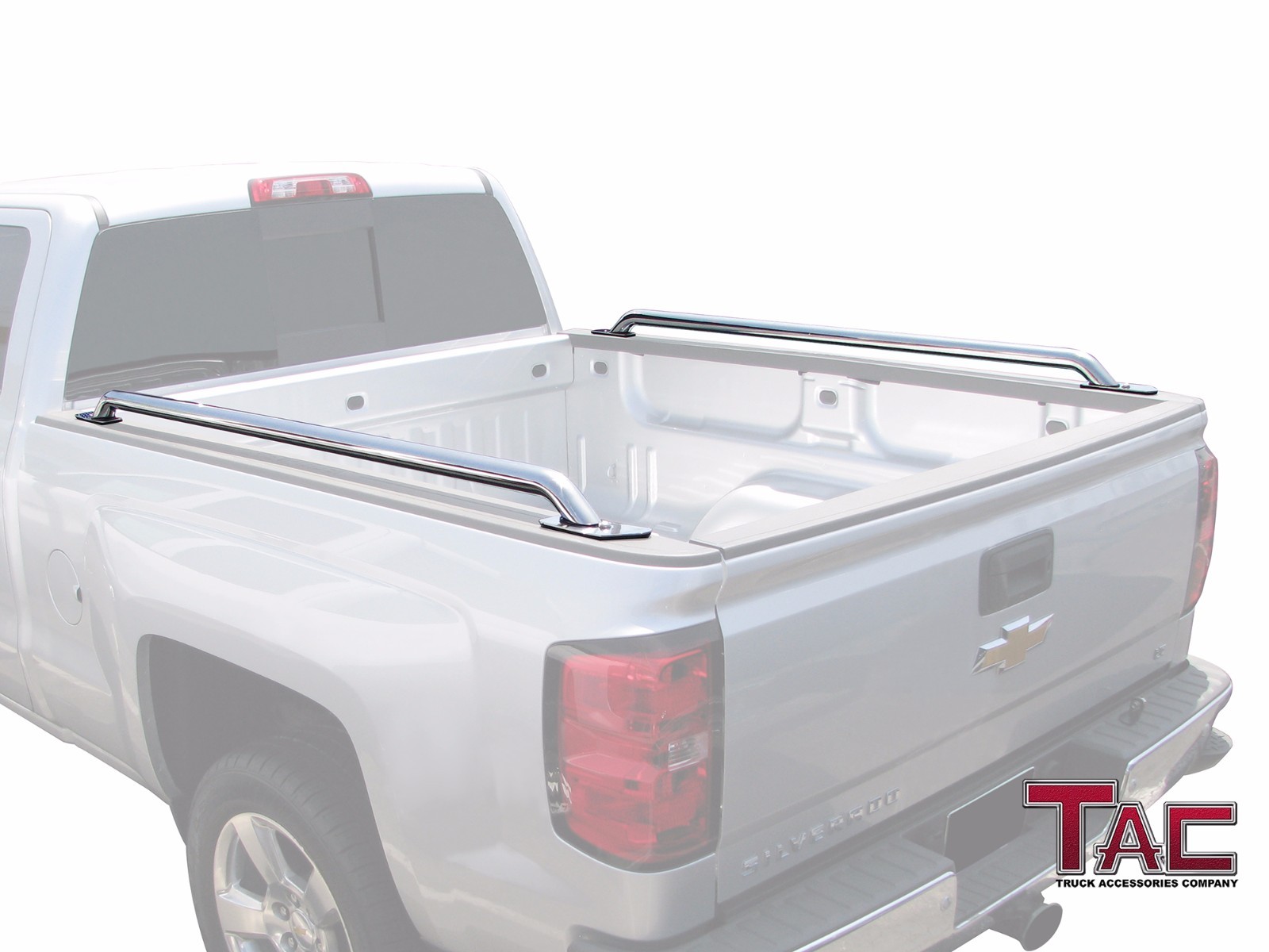 6.5' S/S Side Bed Rails for 20142021 Chevy Silverado 1500/GMC Sierra