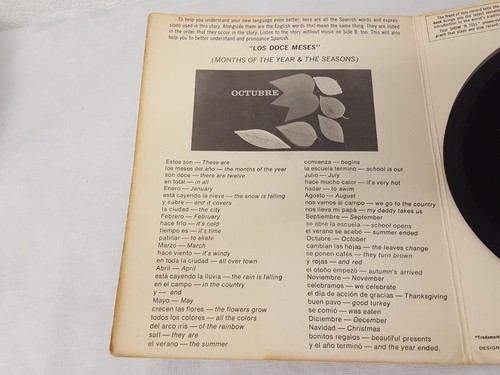 Vintage General Electric Spanish ShowNTell Picturesound Program Weather 1965