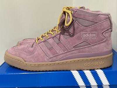 Adidas Originals Women Sneakers Size 10 Forum Mid Mauve Pink Magic Shoes NIB BOX