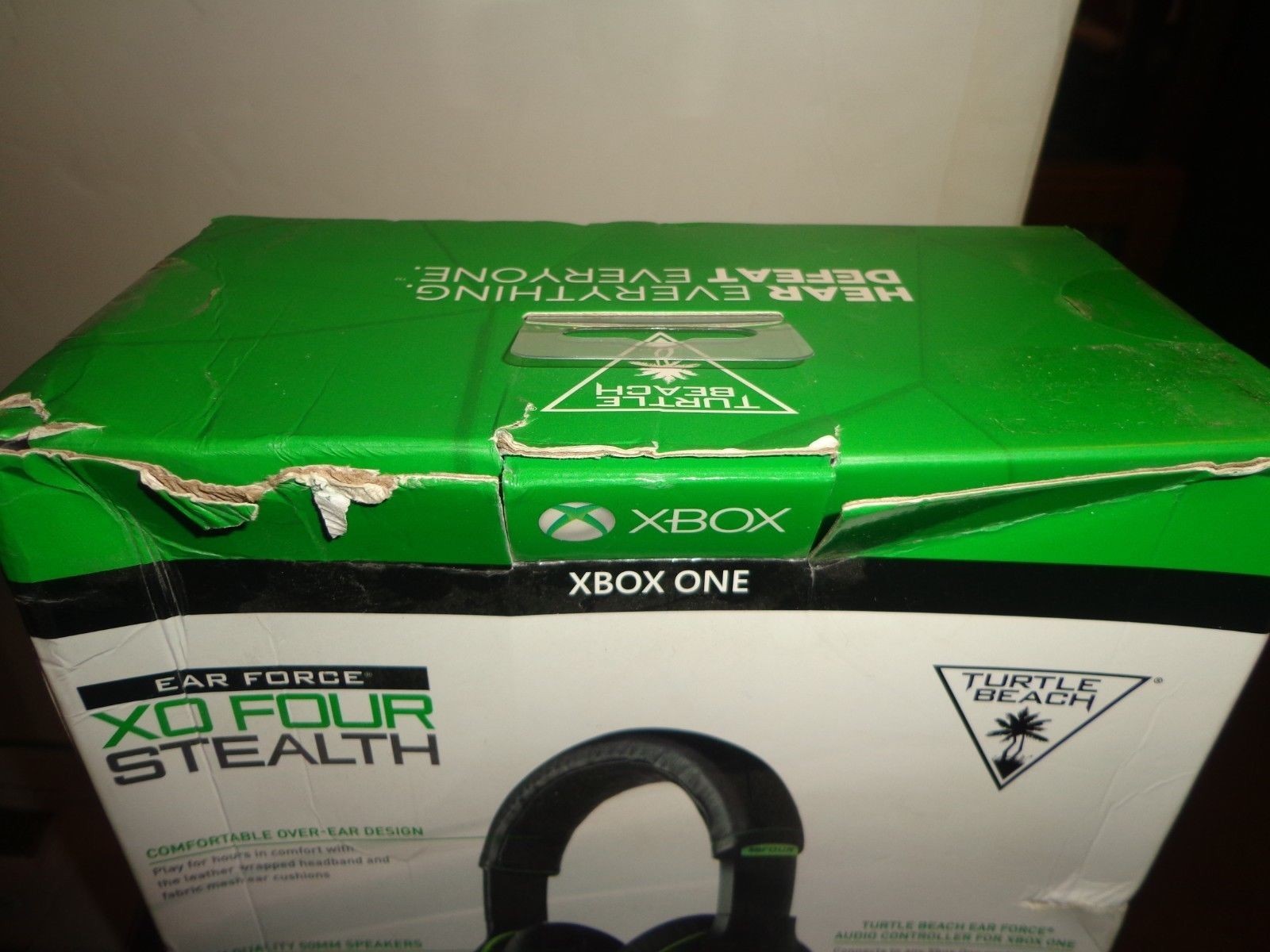 Turtle Beach Ear Force XO FOUR 4 Stealth Headset for Xbox One Black/Green NIB