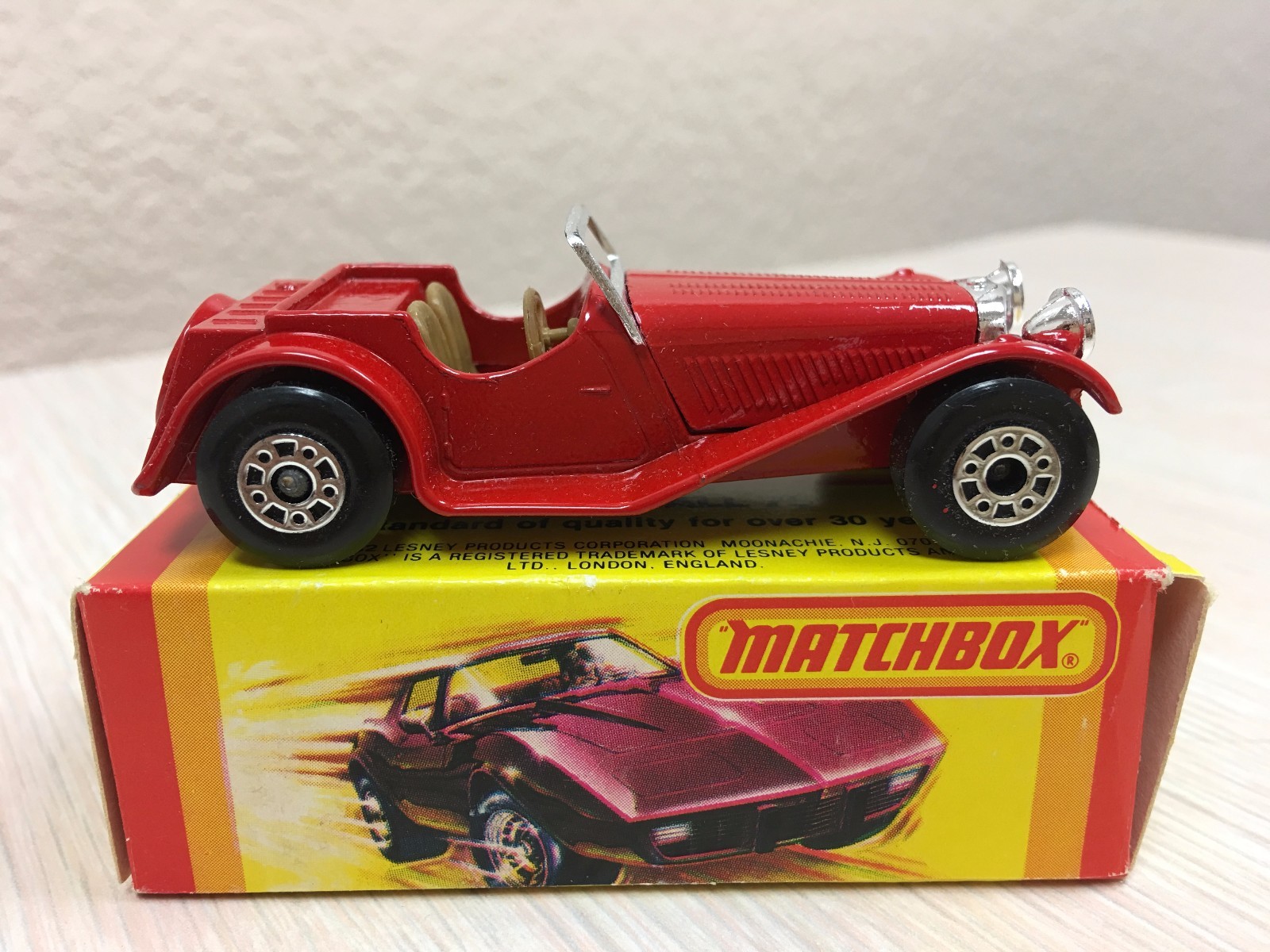 matchbox ss100 jaguar 1982