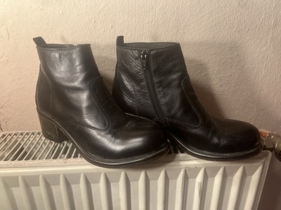 Moma Stiefeletten in schwarz für Damen, Gr. 39❤️Leder❤️