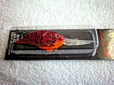 2-CASTAIC BOYD DUCKETT BD -16 CRANKBAIT IN THE COLOR RED CRAW RUNS UP TO 16' FT.
