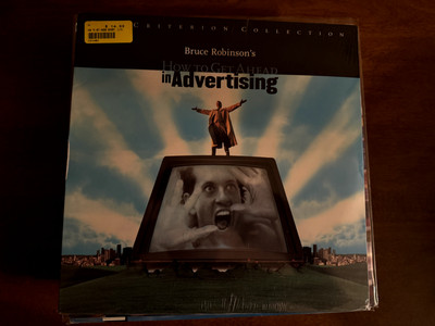 How to Get Ahead in Advertising: Criterion  Laserdisc COMBINED SHIPPING Sealed