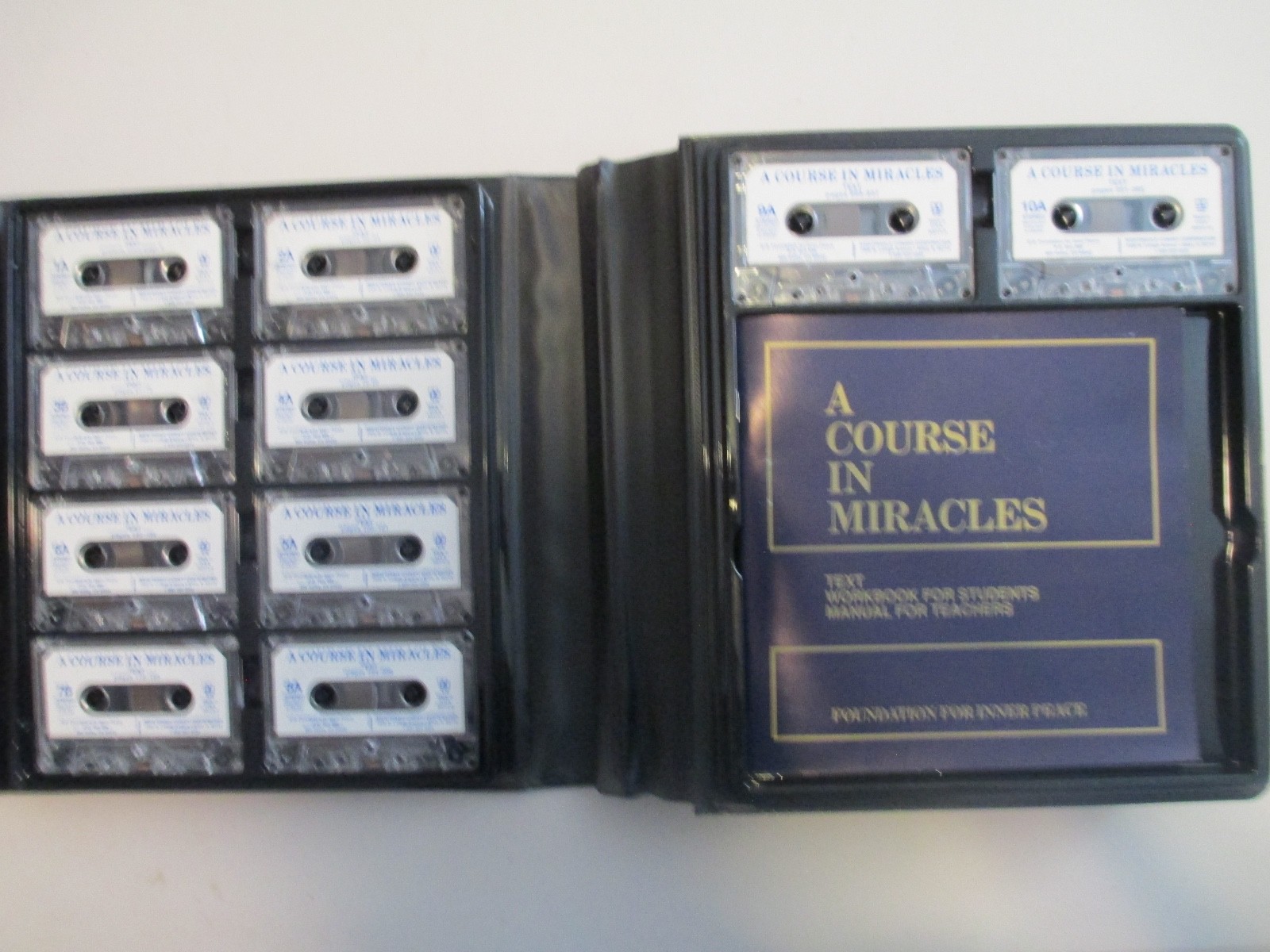 A Course in Miracles Foundation for Inner Peace Audio cassettes in case