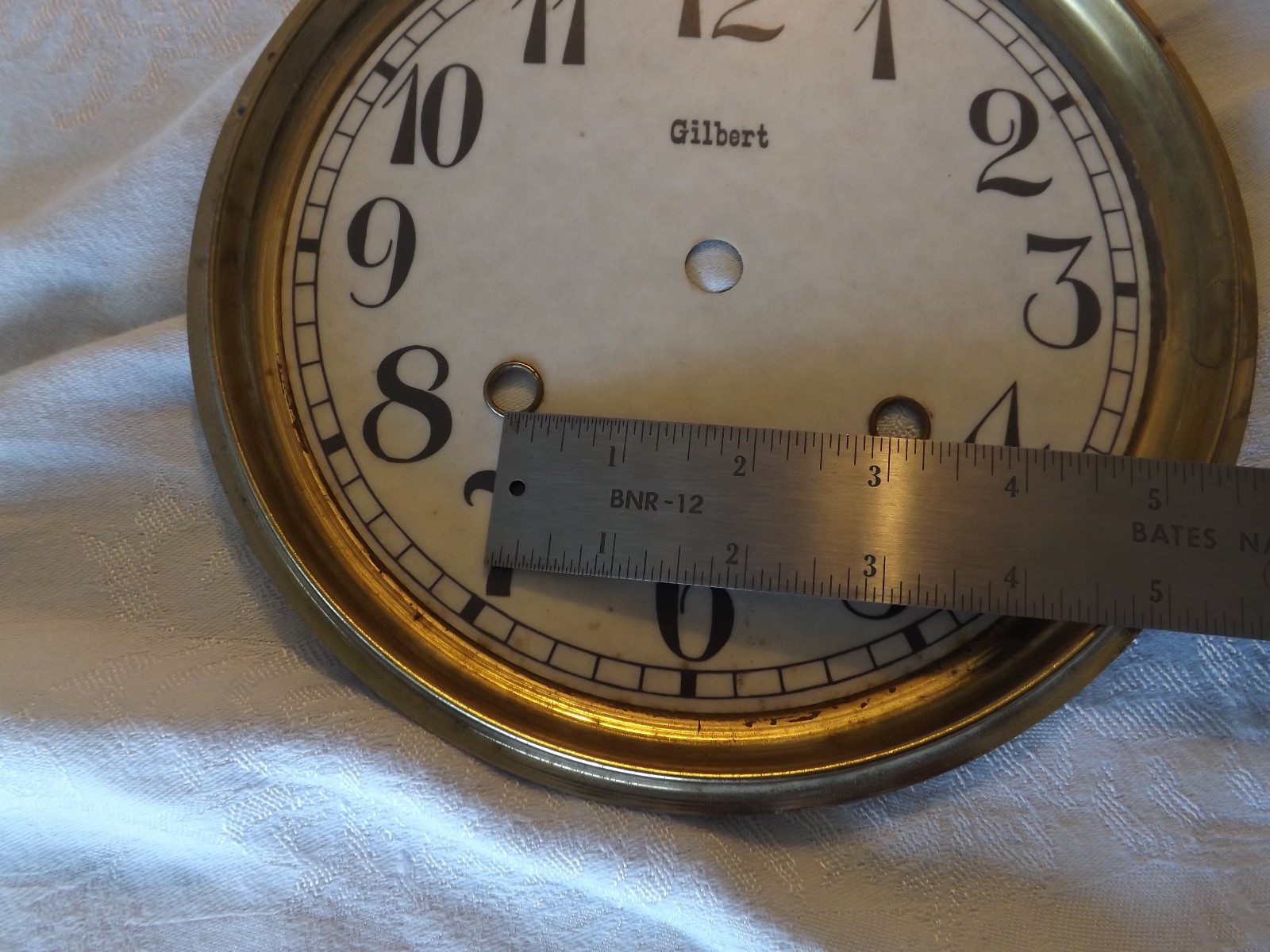 GILBERT CLOCK DIAL 8 INCH WALL CLOCK NICE CONDITION