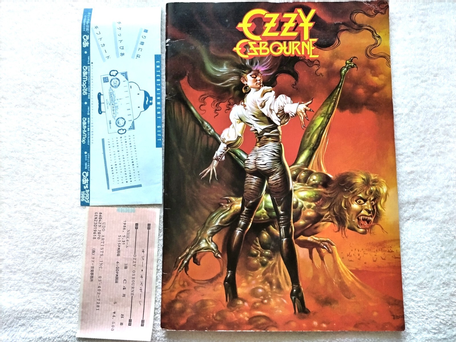 ミュージシャン 80's OZZY OSBOURNE JAPAN1986 ミュージシャン 80's OZZY OSBOURNE JAPAN1986 ミュージシャン