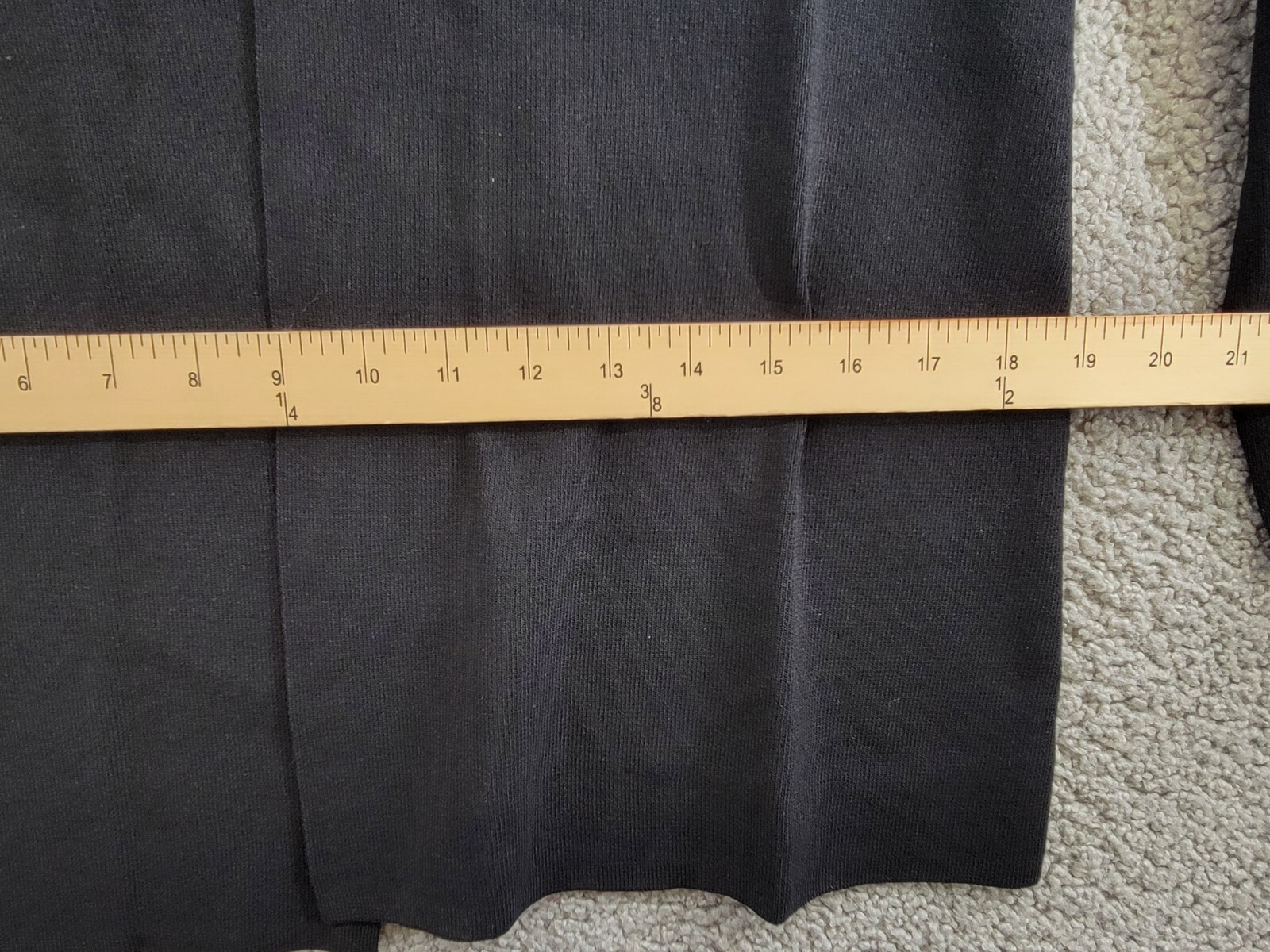 Kasper Open-Front Long-Sleeve Sweater Women's XS Black Solid Pull On Closure - Picture 7 of 17