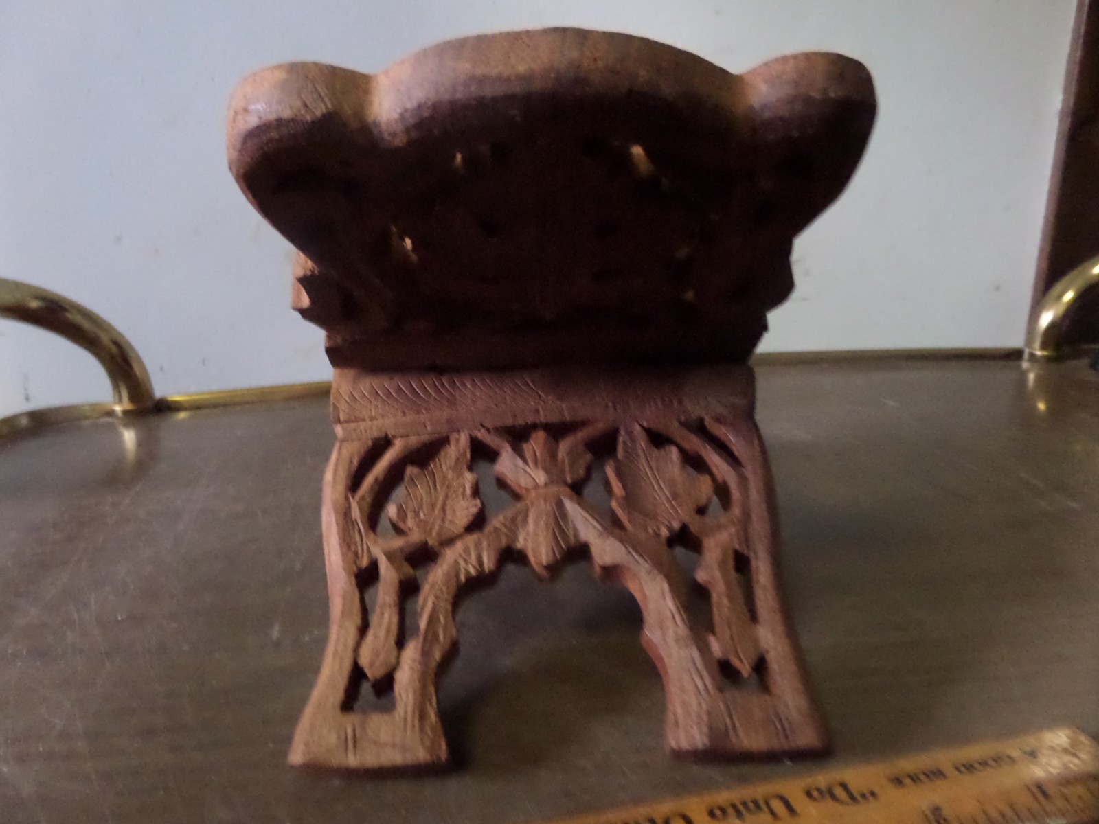 Book Holder / Folding Stand ~ Wooden Carved