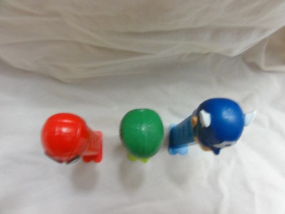 PEZ Lot 3 MARVEL Spiderman Issue B, Incredible Hulk B, Captain America B