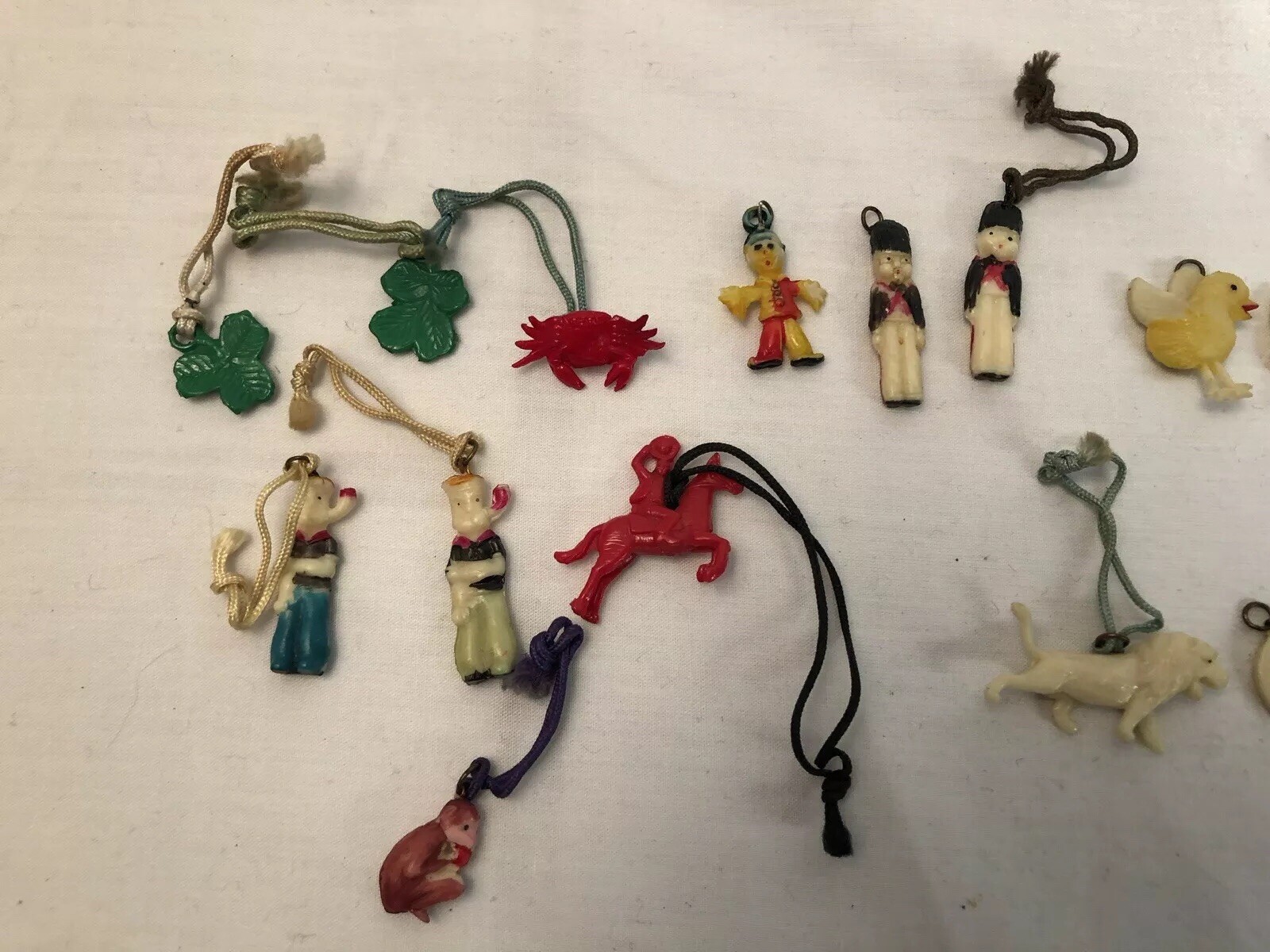 Vintage Junk Drawer Celluloid Cracker Jack Toy Lucky Hermies Popeyes Dogs (23)