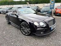 2015 Bentley Continental 6.0 W12 GTC Speed Auto 4WD Euro 6 2dr CONVERTIBLE Petro