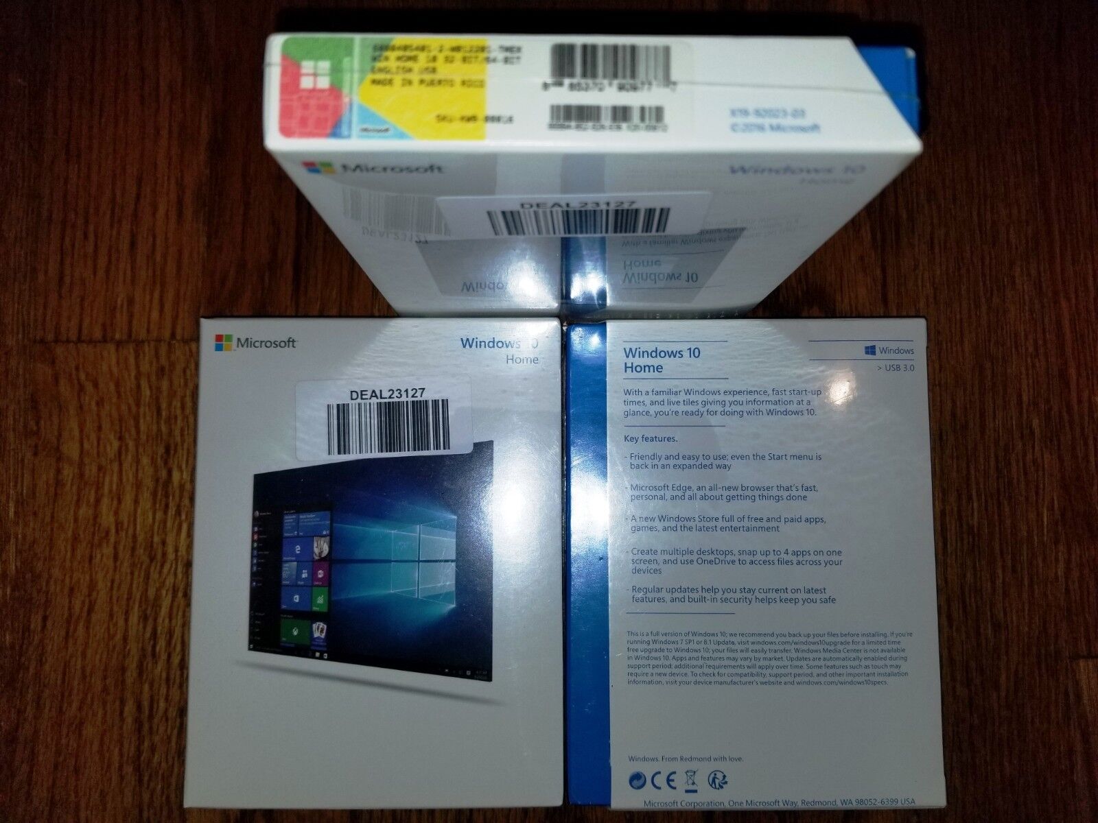 Microsoft Windows 10 Home, SKU KW9-00016, Sealed Box, 32-bit, 64-bit, USB 3 Microsoft Windows 10 Home, SKU KW9-00016, Sealed Box, 32-bit, 64-bit, USB 3