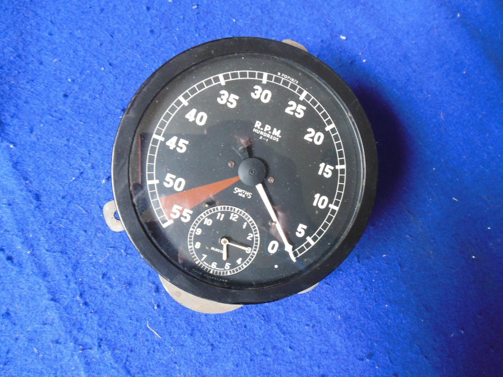 80-57♡ Original Smiths Tachometer WITH CLOCK 51-53 Jaguar Mark VII