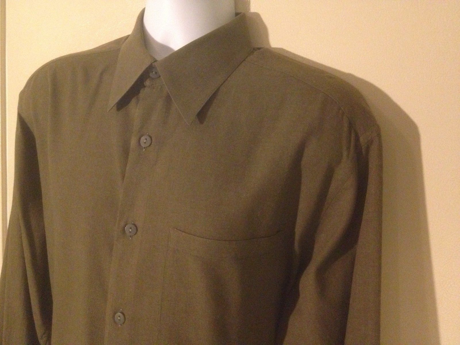 Cotton Blend Solid Jhane Barnes Dress Shirts for Men