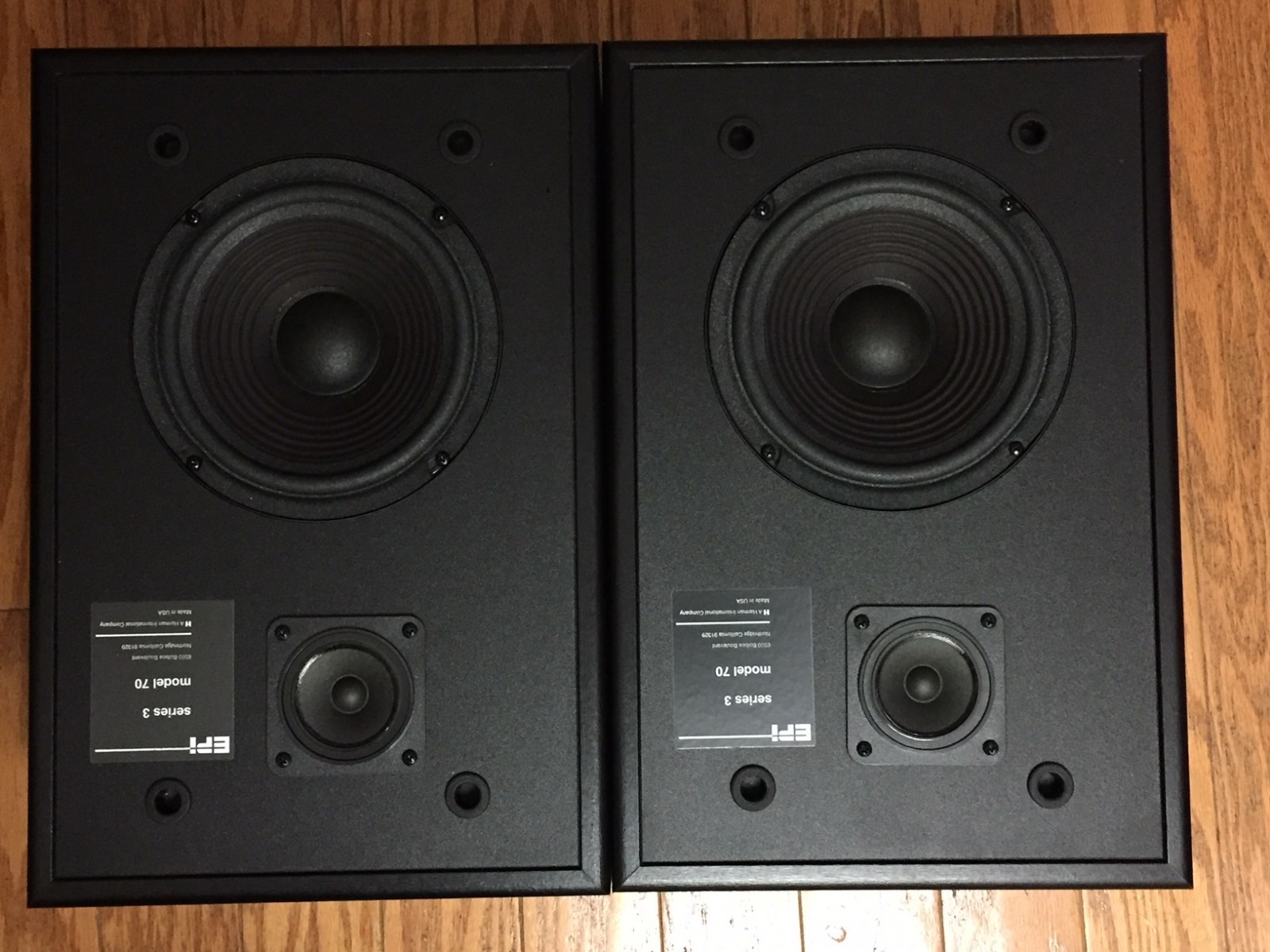EPI Epicure Harman Model 70 Series 3,  Bookshelf Speakers , Tested