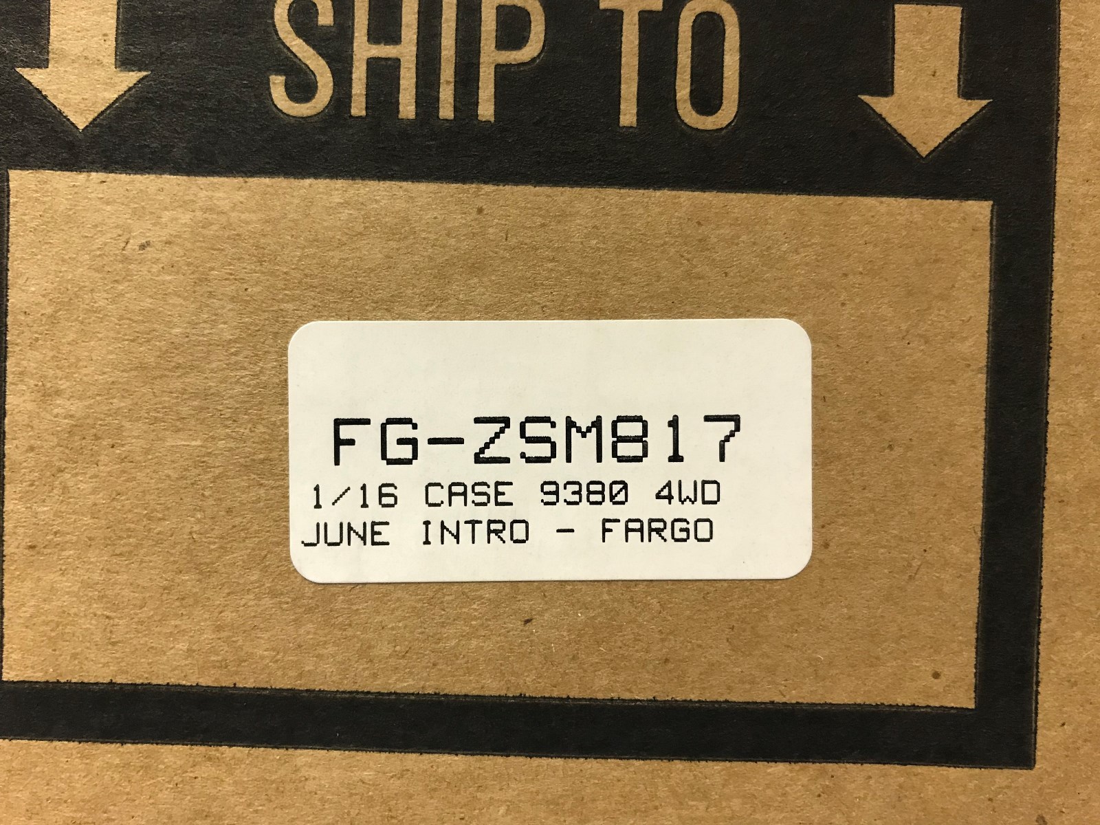 1/16 Case IH 9380 - 1995 Fargo 'Steiger Heritage' Edition