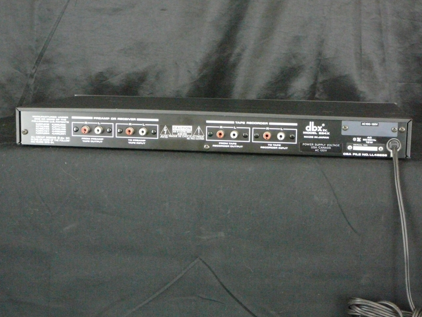 DBX 224X TYPE II TAPE NOISE REDUCTION SYSTEM