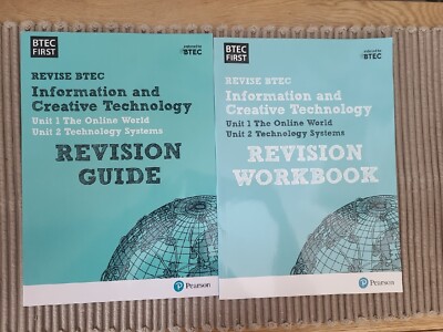 Pearson REVISE BTEC First in ICT Revision Guide  Revision Workbook