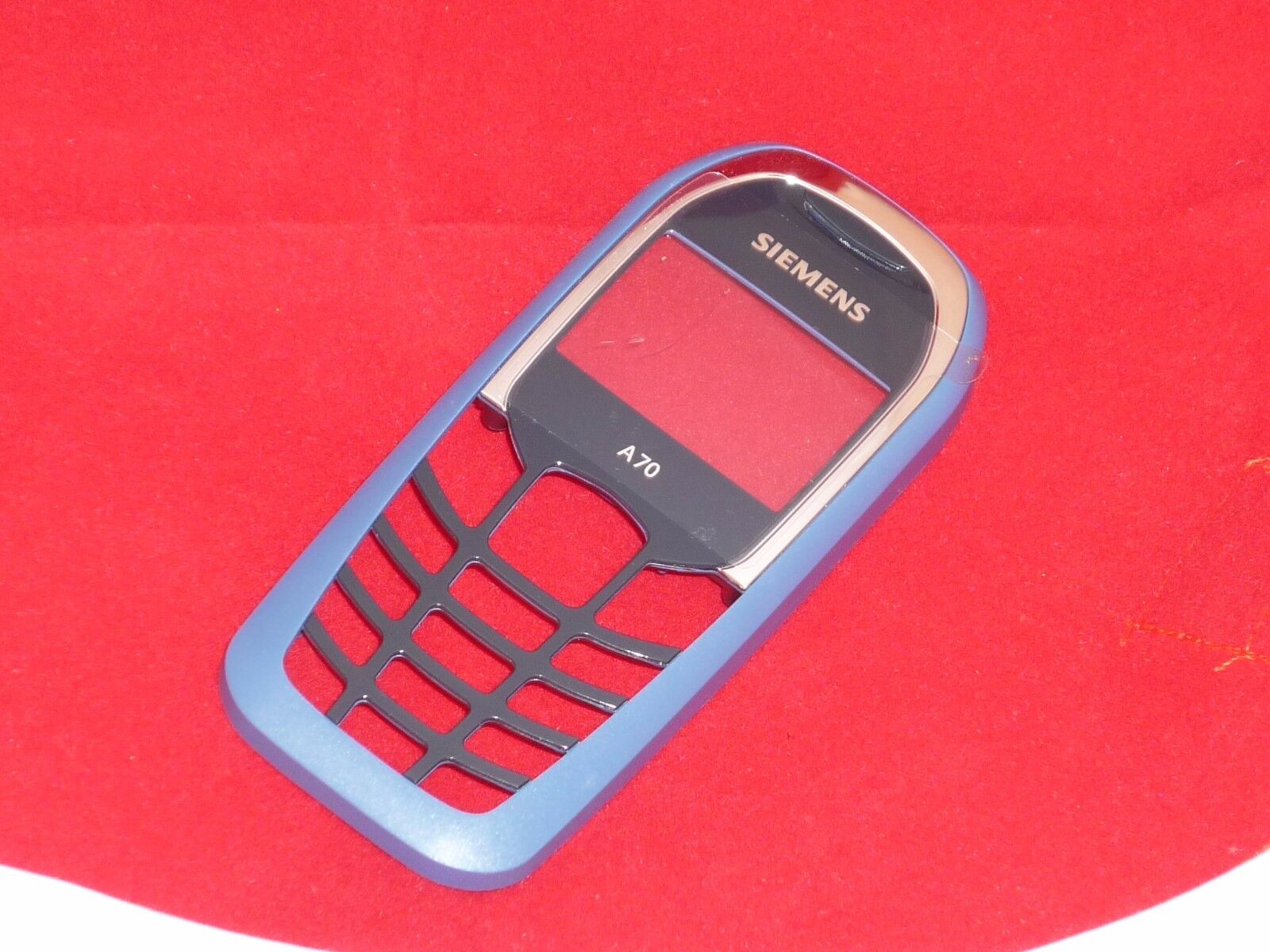 SIEMENS A70 ORIGINAL OBERSCHALE NEU blauschwarz FRONTCOVER HOUSING