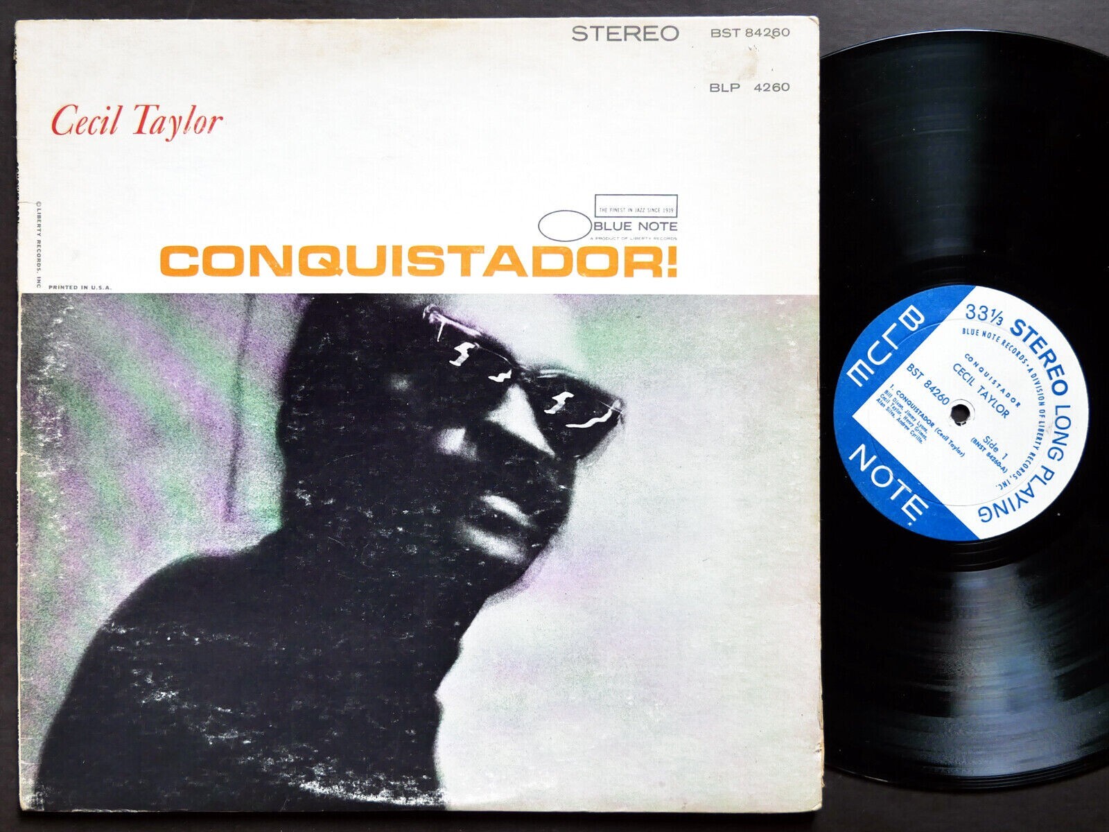 CECIL TAYLOR Conquistador! LP BLUE NOTE 84260 US 1966 Alan