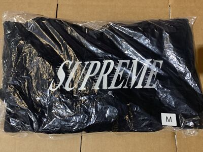 Pre-owned Supreme Crossover Hooded Sweatshirt Black Medium S/s 20