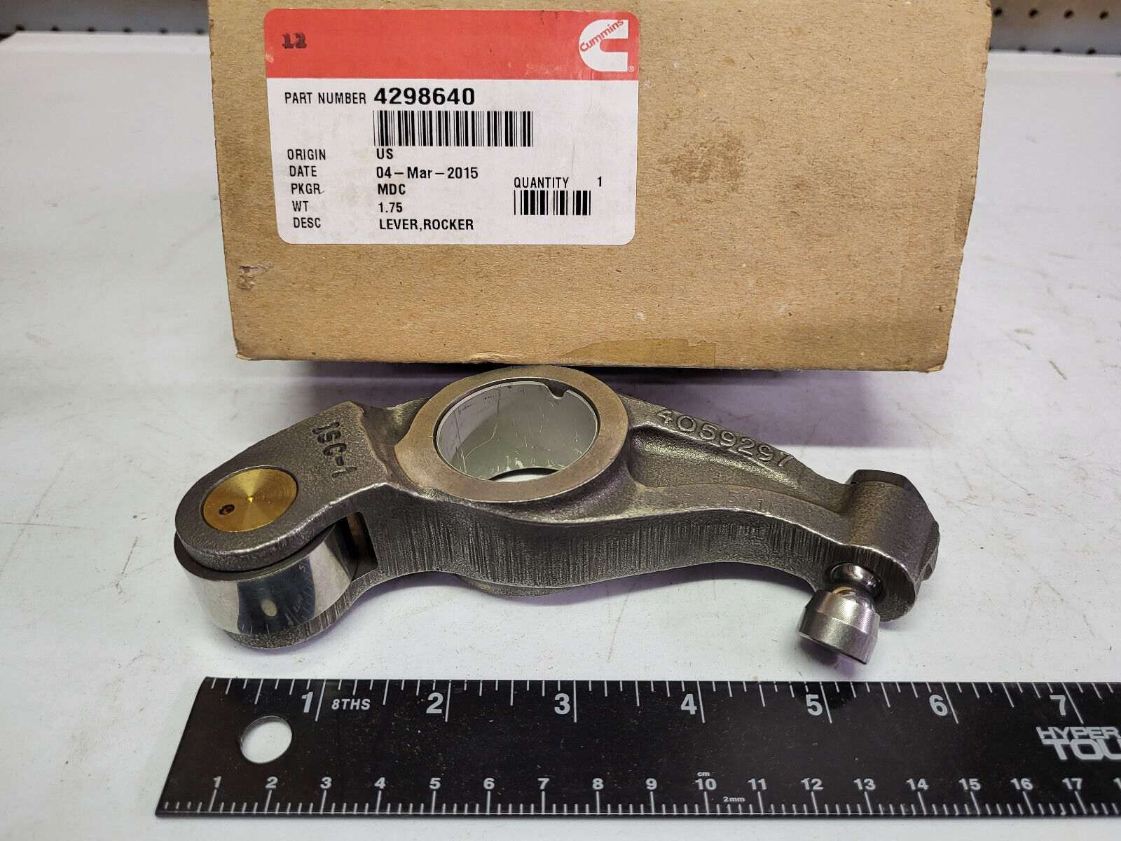 ISX & QSX Exh. Rocker Lever Cummins 4298640 Ref# 4059297 ISX & QSX Exh. Rocker Lever Cummins 4298640 Ref# 4059297