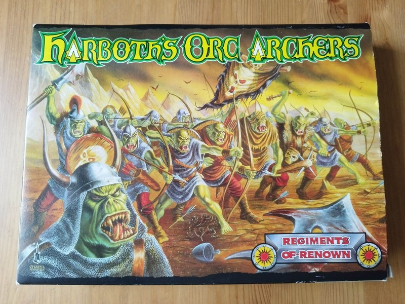 Warhammer 1987 Harboth'S Orc Archers â Never Painted Citadel Miniatures 