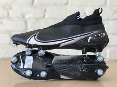 Nike Vapor Edge 360 Elite Flyknit Black/White Mens Size 12 CZ7837-001 Cleats New