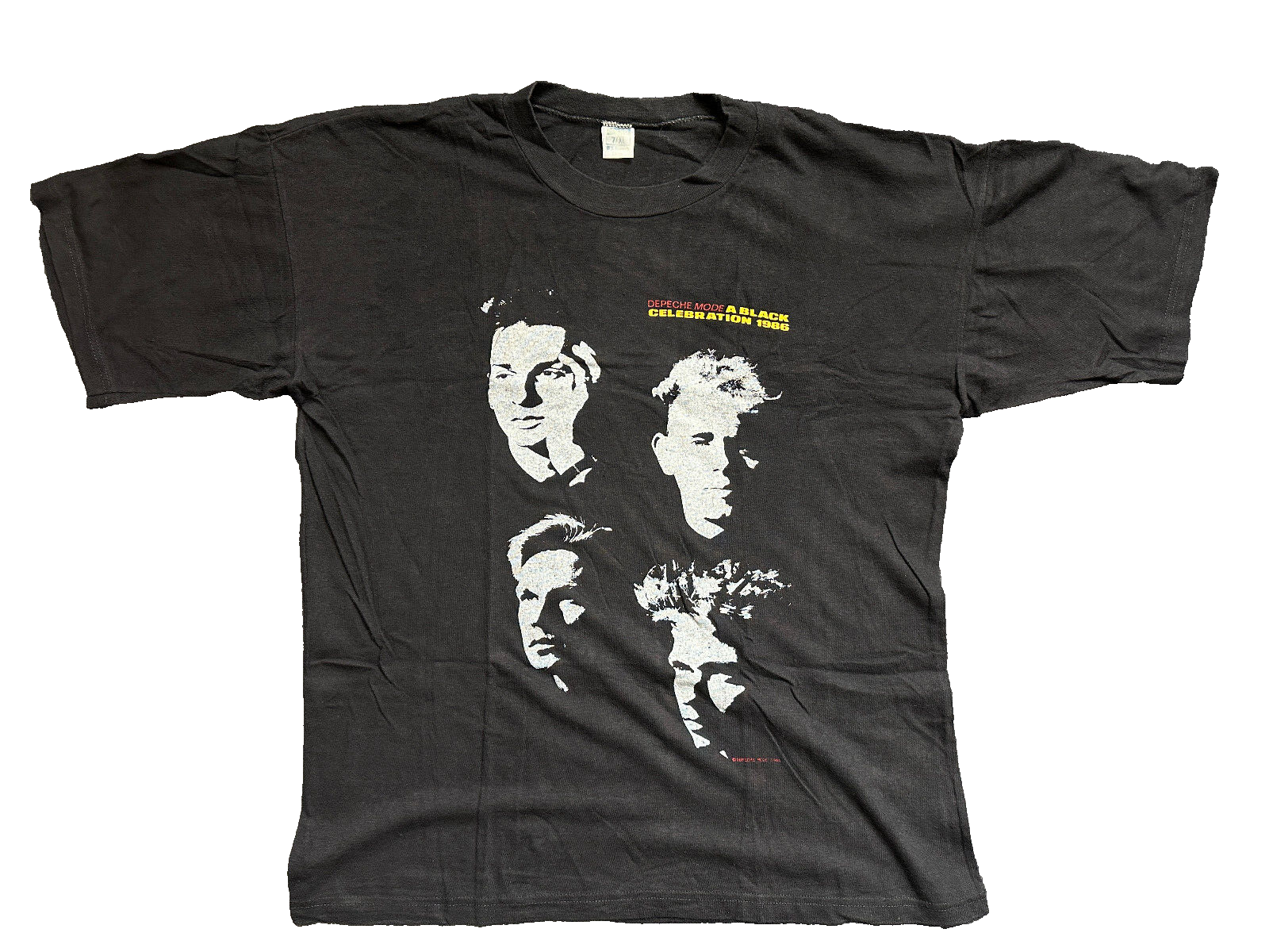 DEPECHEMODE BLACKCELEBRATION Tシャツ USED Depeche Mode Vintage Black Celebration STUMM 26 Graphic Tee